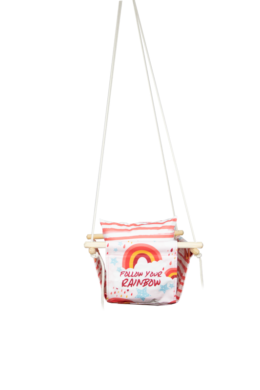 Follow your Rainbow PINK BabySwing-1
