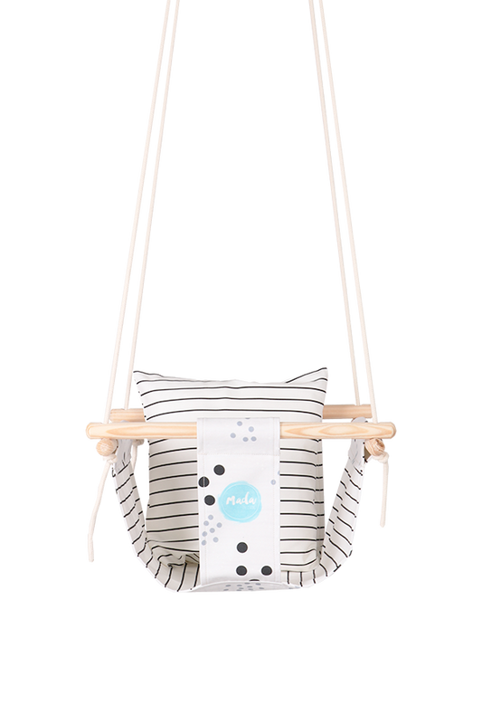 Gray and Black BabySwing-0