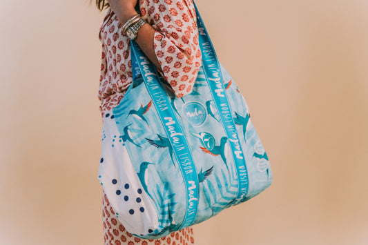 Super Bag Blue HummingBird-0