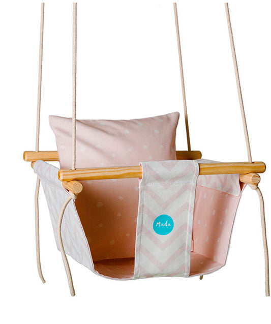 Nude Chevron BabySwing-0