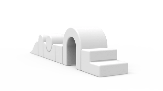 Lux Foam Play Set - White - KIDKII