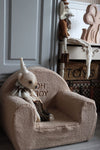 Teddy Kids Chair with Name - Beige