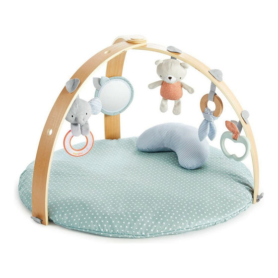 Play mat Ingenuity Reversible Wood-9