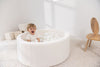 Round Ball Pit - Teddy Creme (90x30)
