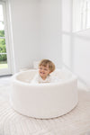 Round Ball Pit - Teddy Creme (90x30)