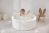 Round Ball Pit - Teddy Creme (90x30)