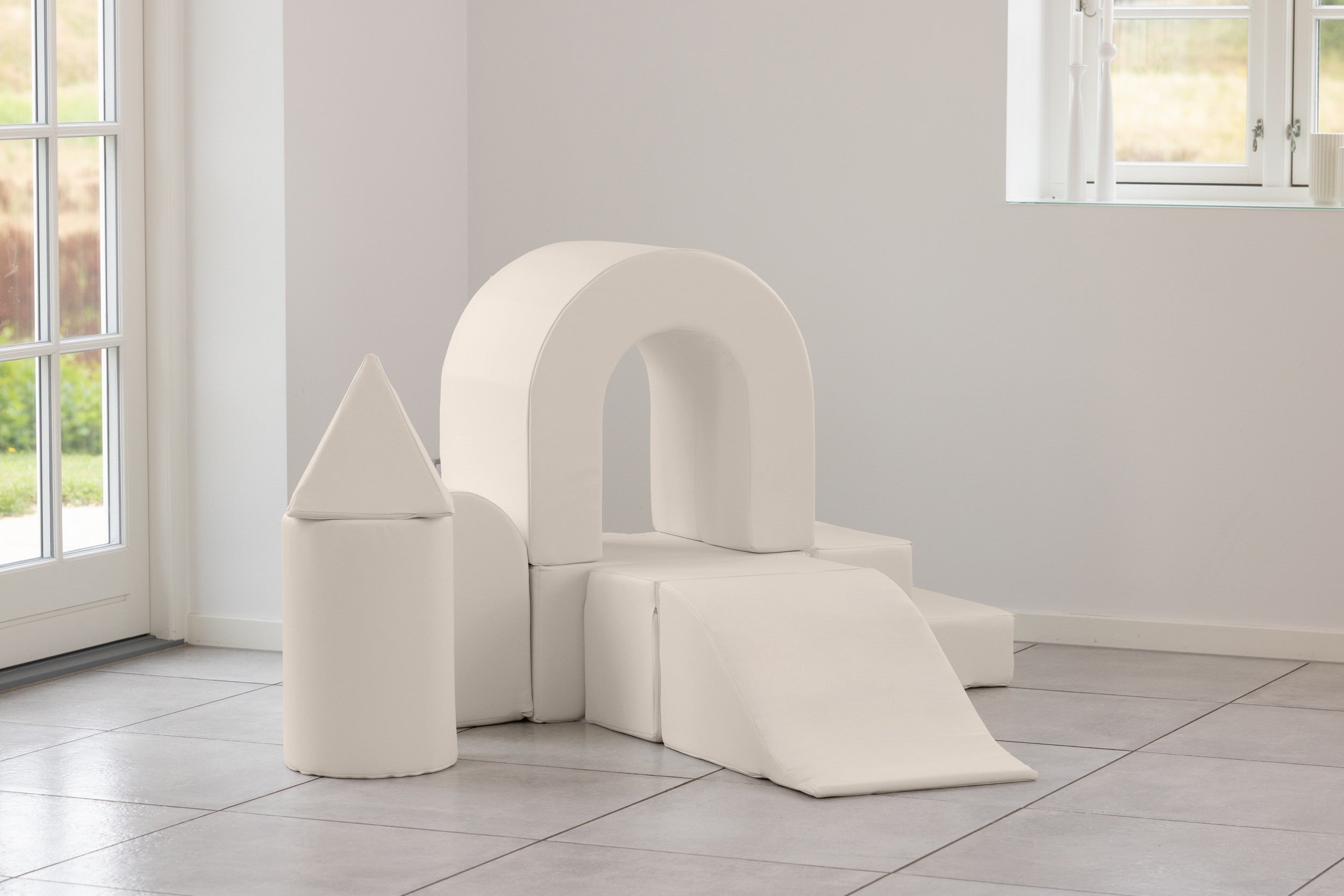 LUX Foam Play Set – Beige – 8-Piece