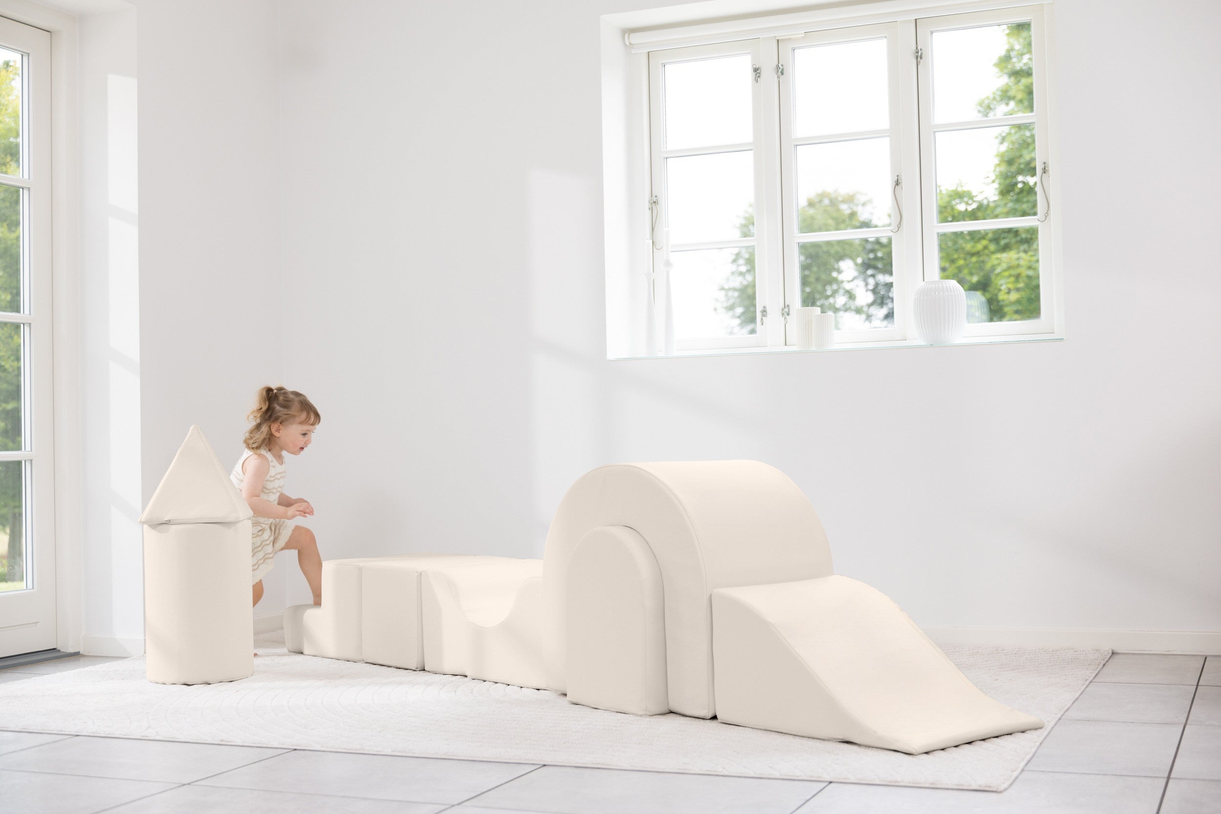 LUX Foam Play Set – Beige – 8-Piece