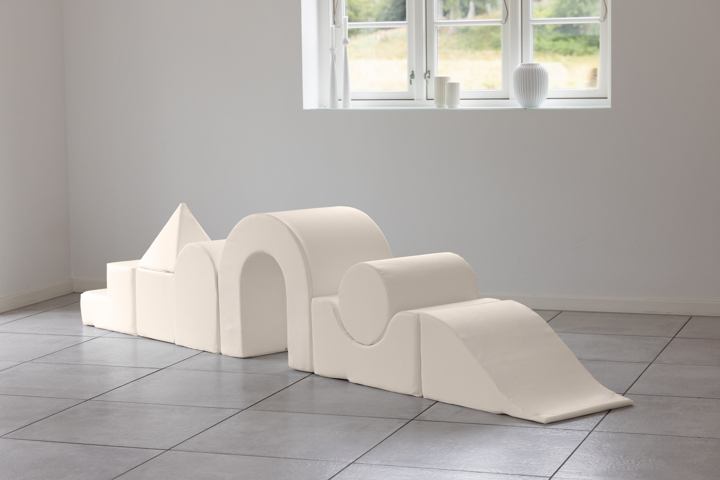 LUX Foam Play Set – Beige – 8-Piece