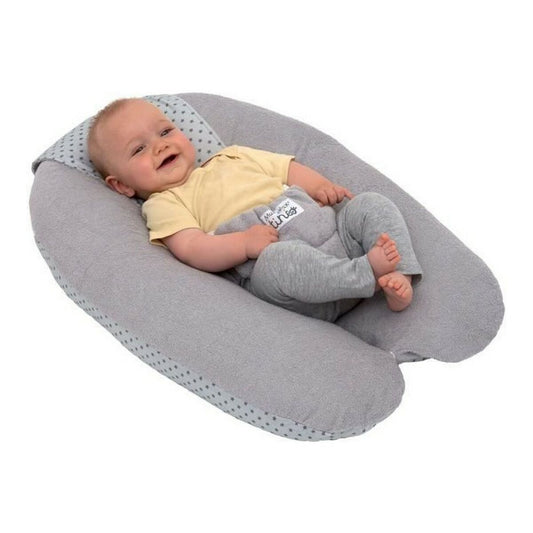 Breastfeeding Cushion Tineo Polka Dots Grey-1