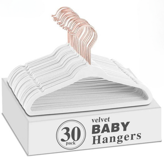 Velvet Children's Hanger - 30 Pack