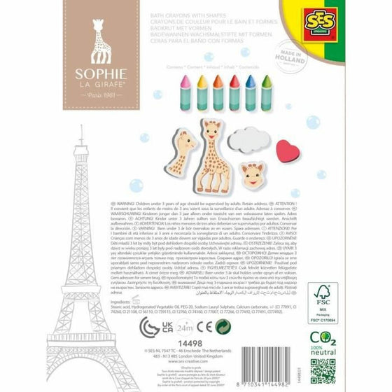 Coloured crayons SES Creative Sophie La Girafe Bath & Shower-1