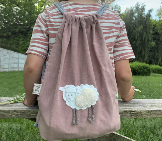 Cotton Backpack for Preschool Kids – Durable, Lightweight, and Fun Design