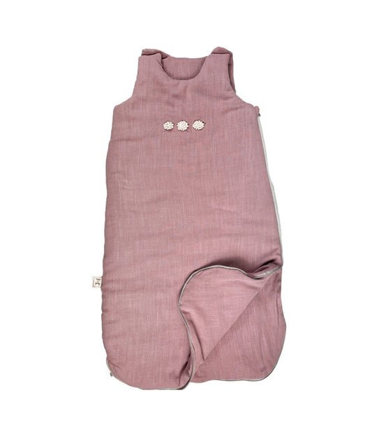 Soft Baby Sleeping Bag Pink 80 cm – Comfortable & Cozy for All Seasons