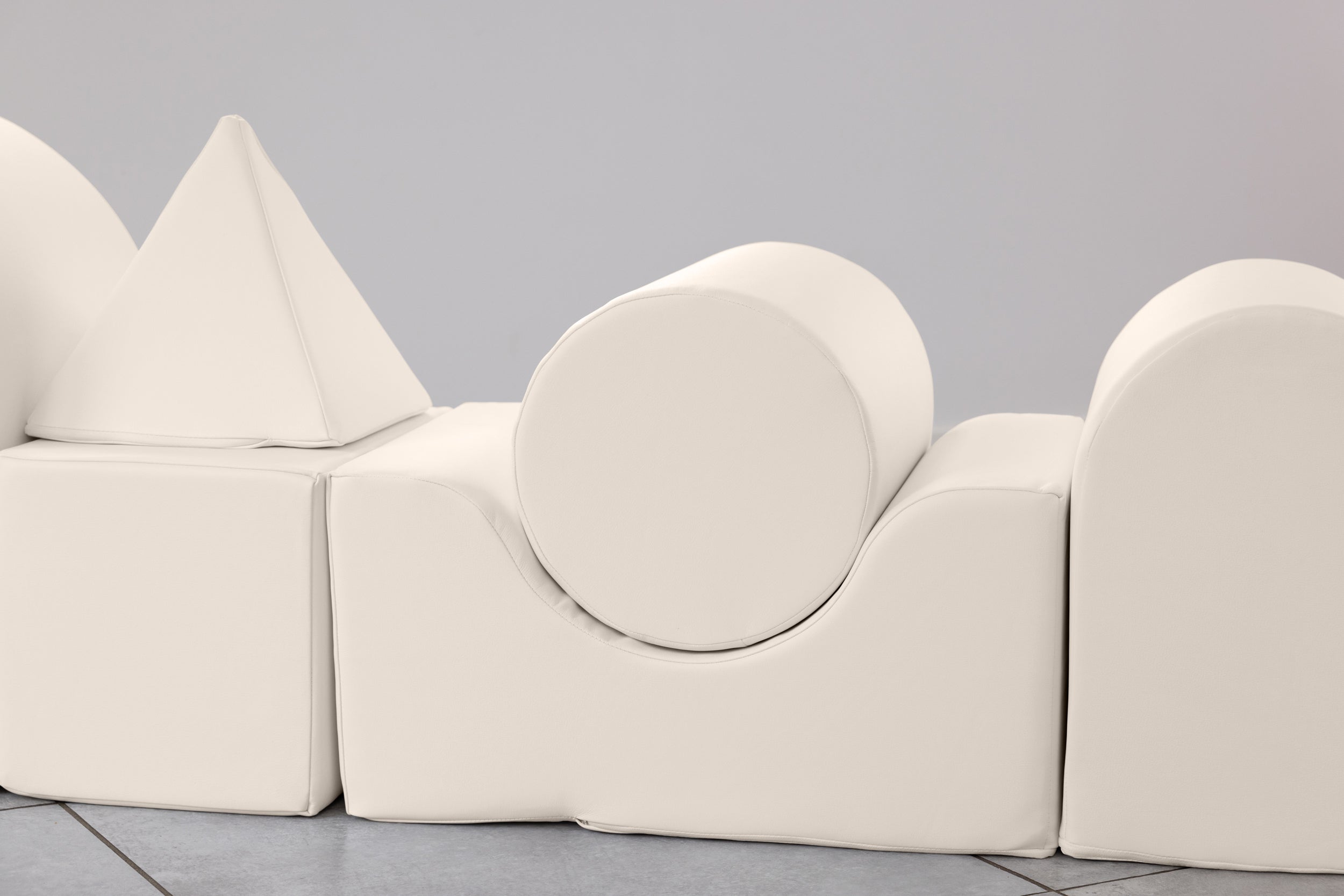 LUX Playset with Ball Pit - Beige - 9-Piece