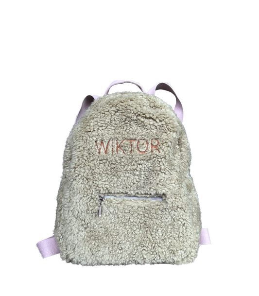 Personalized Teddy Backpack for Kids – Embroidered Name – Green