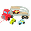 Truck Carrier and Cars Woomax 5 Pieces 4 Units 29,5 x 12 x 8,5 cm-2