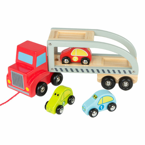 Truck Carrier and Cars Woomax 5 Pieces 4 Units 29,5 x 12 x 8,5 cm-2