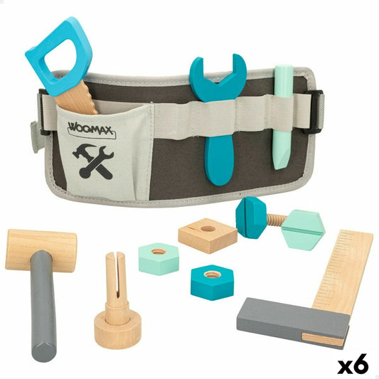 Toy tools Woomax 12 Pieces 31 x 14 x 2,5 cm 6 Units-0