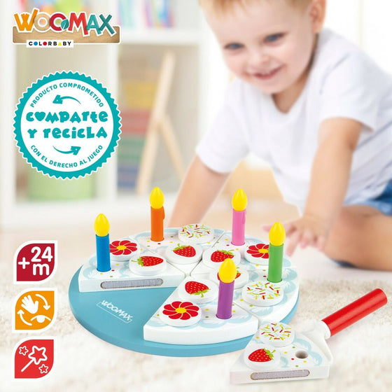 Wooden Game Woomax Tarta 26 Pieces (6 Units)-3