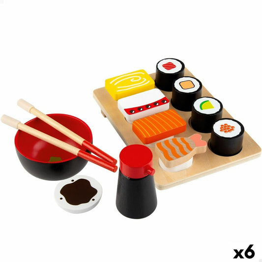 Wooden Game Woomax Sushi 14 Pieces (6 Units)-0