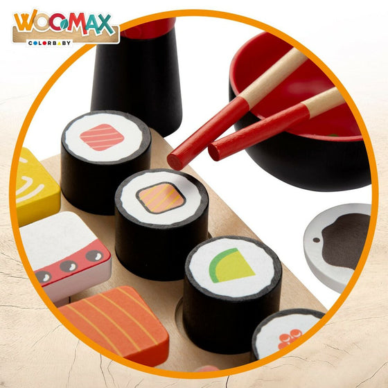 Wooden Game Woomax Sushi 14 Pieces (6 Units)-6