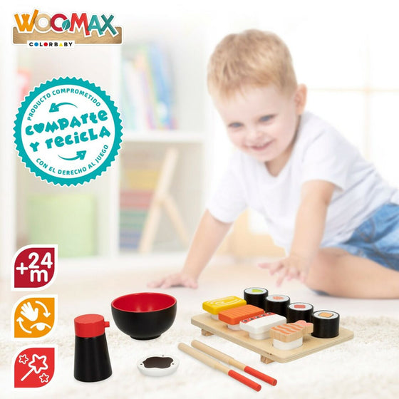 Wooden Game Woomax Sushi 14 Pieces (6 Units)-4