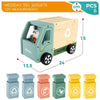 Garbage Truck Woomax Toy 8 Pieces 24 x 15 x 13,5 cm (4 Units)-2