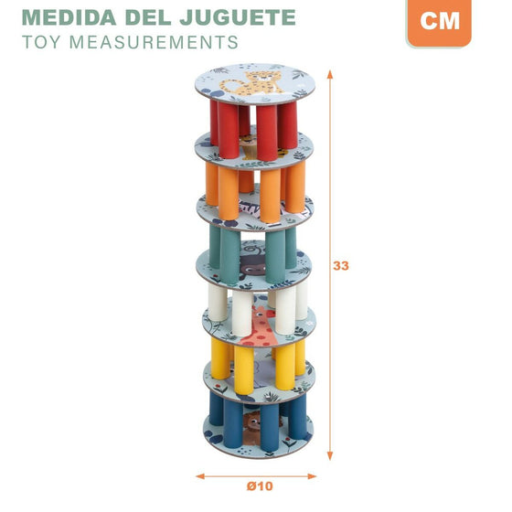 Construction set Woomax 36 Pieces (6 Units)-2