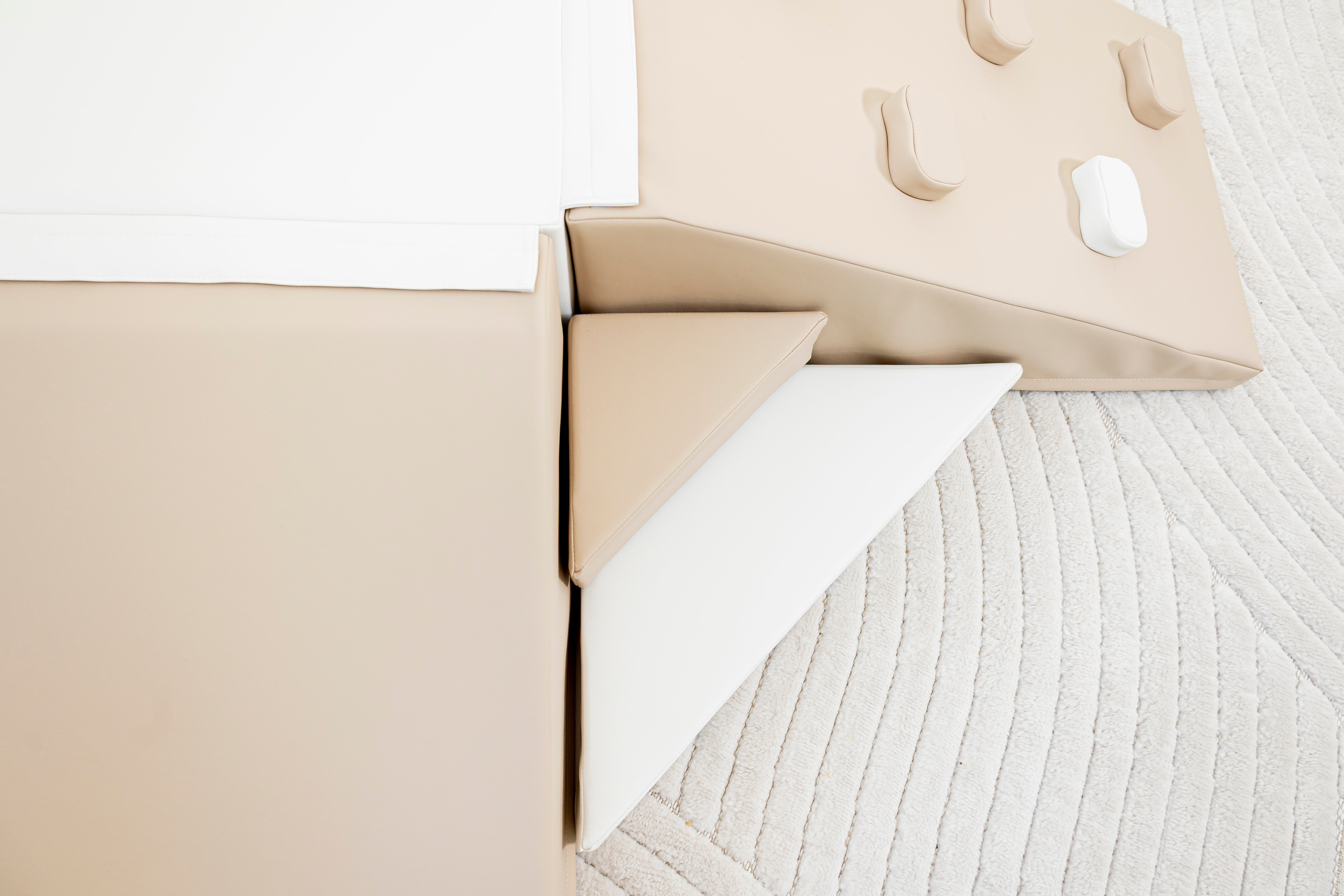 Corner Soft Play Set- Beige/White