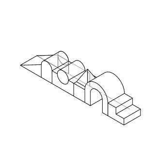 LUX Foam Play Set - Grey/White - KIDKII