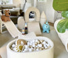 LUX Foam Play Set with Ball Pit - Beige - KIDKII