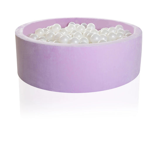 Round Ball Pit - Velvet Purple (90X30) - KIDKII